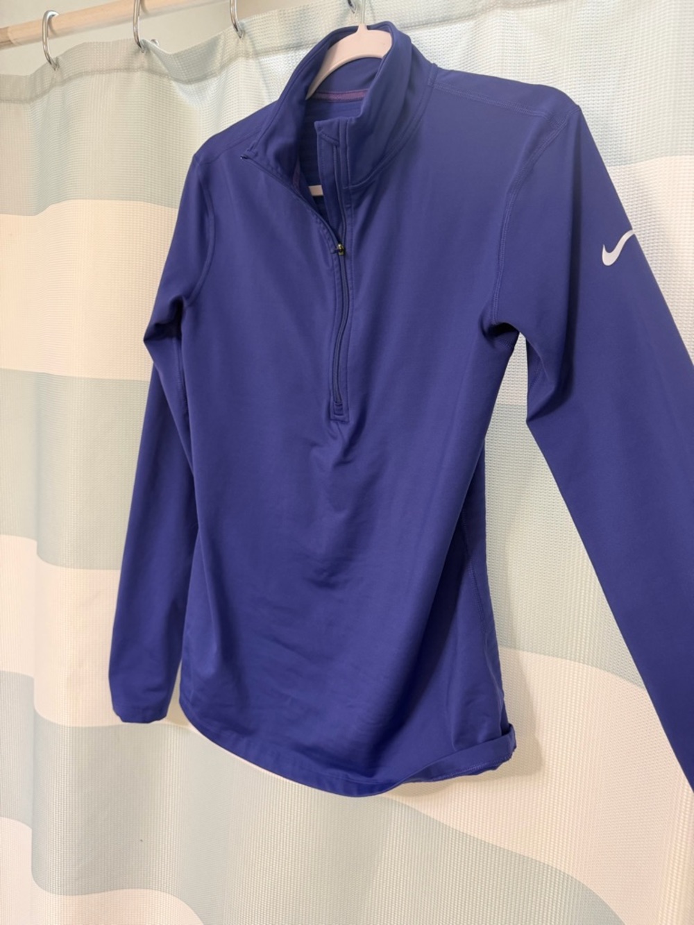 Nike Purple Dri-FIT Quarter Zip Pullover